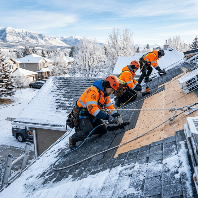 Can You Replace a Roof in Winter in Calgary? (The Real Answer)